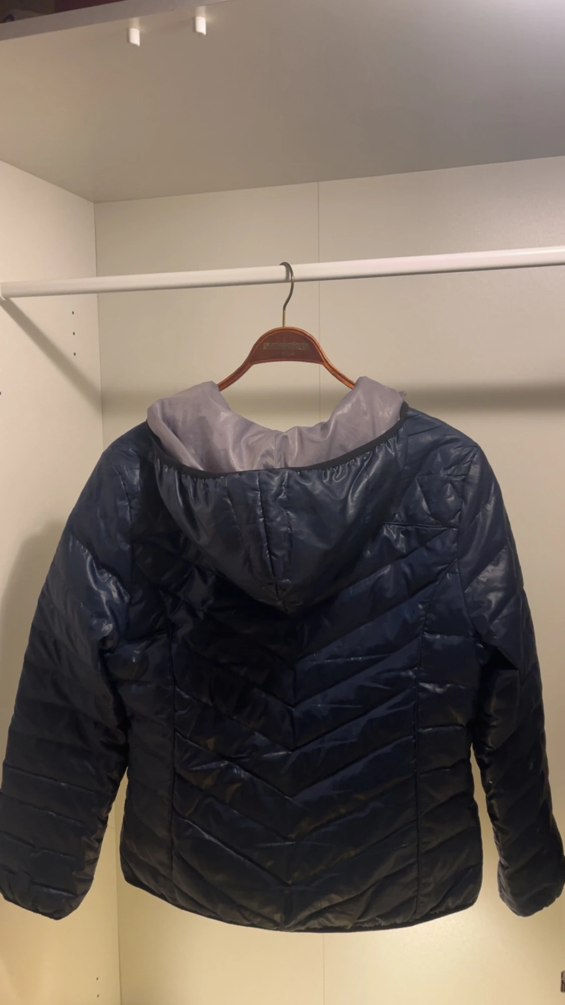 Mörkblå pufferjacka från Conte of Florence - 1