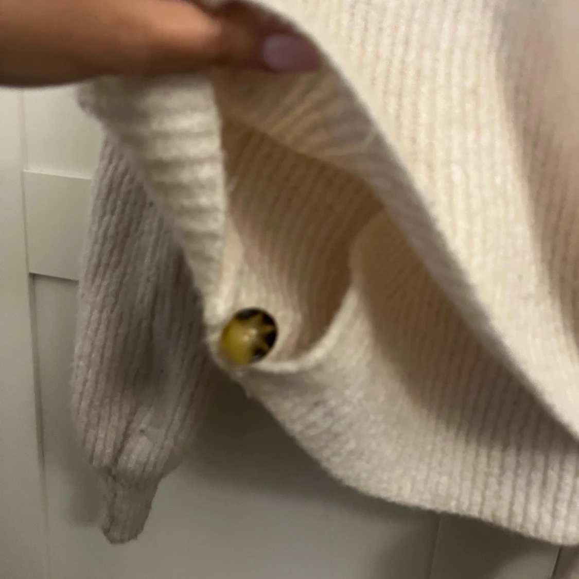 Beige omlottkofta från ONLY - 2