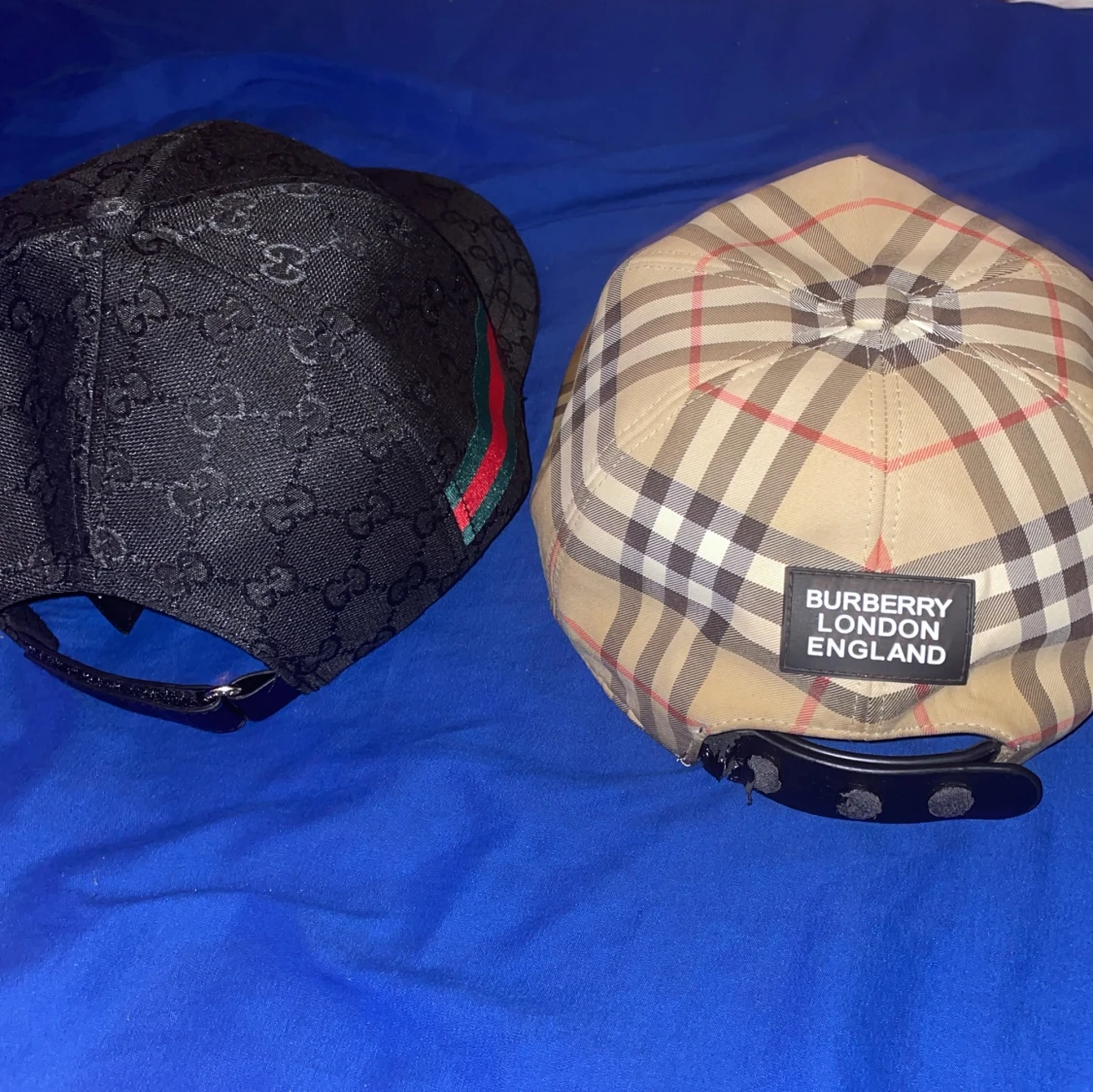 Gucci och Burberry kepsar - 1