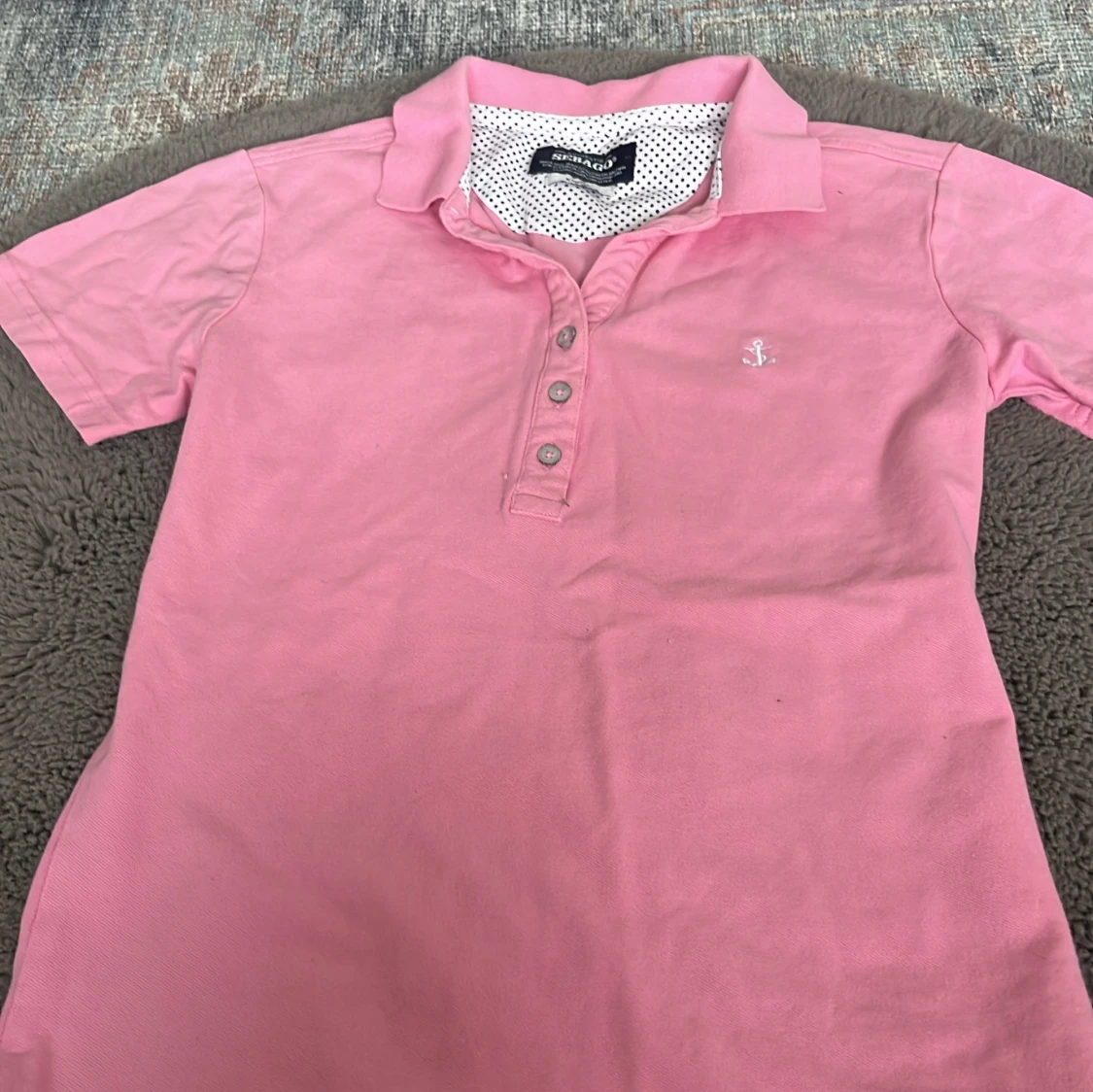 Rosa pikétröja från Sebago XS