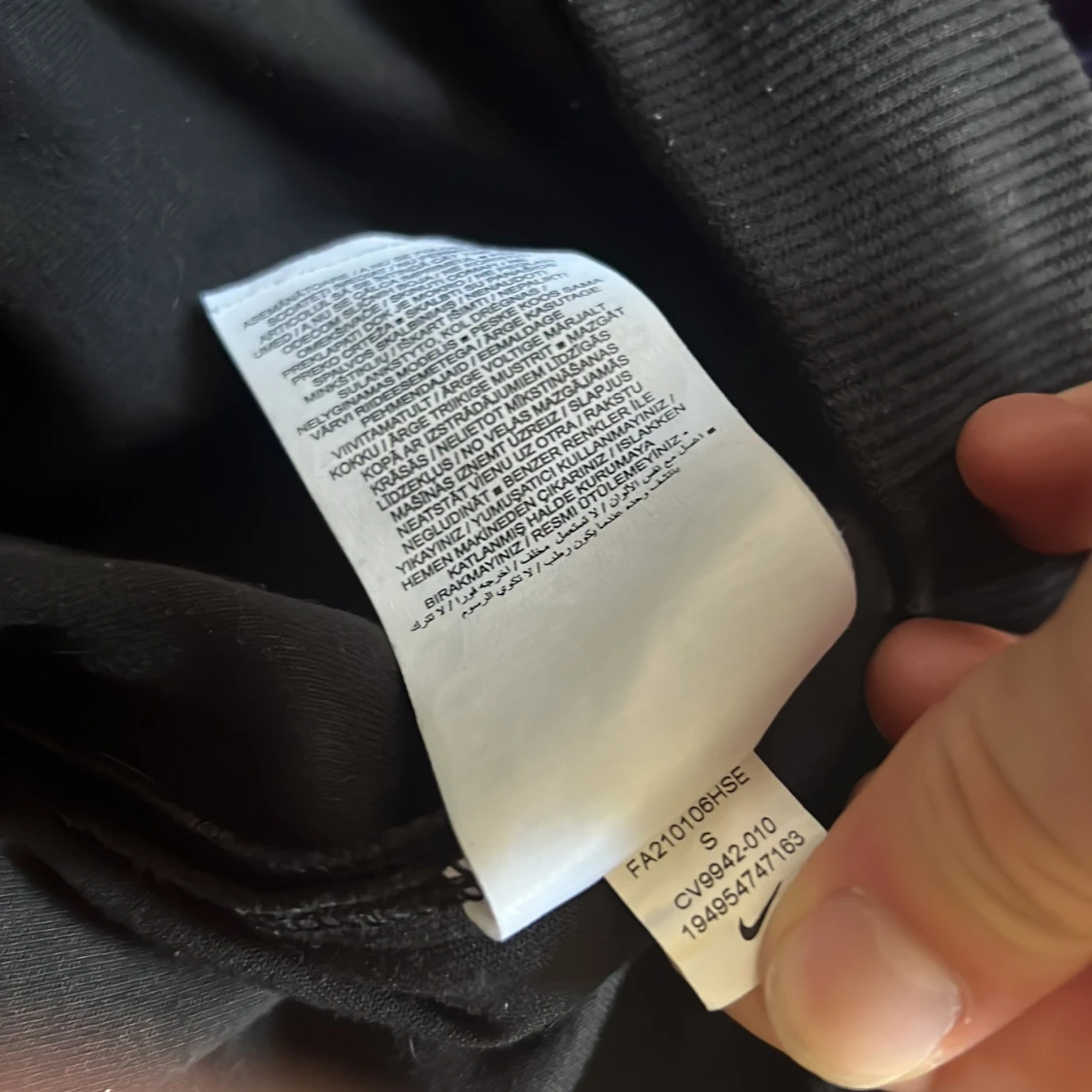 Nike Tottenham hoodie lila/svart S - 2