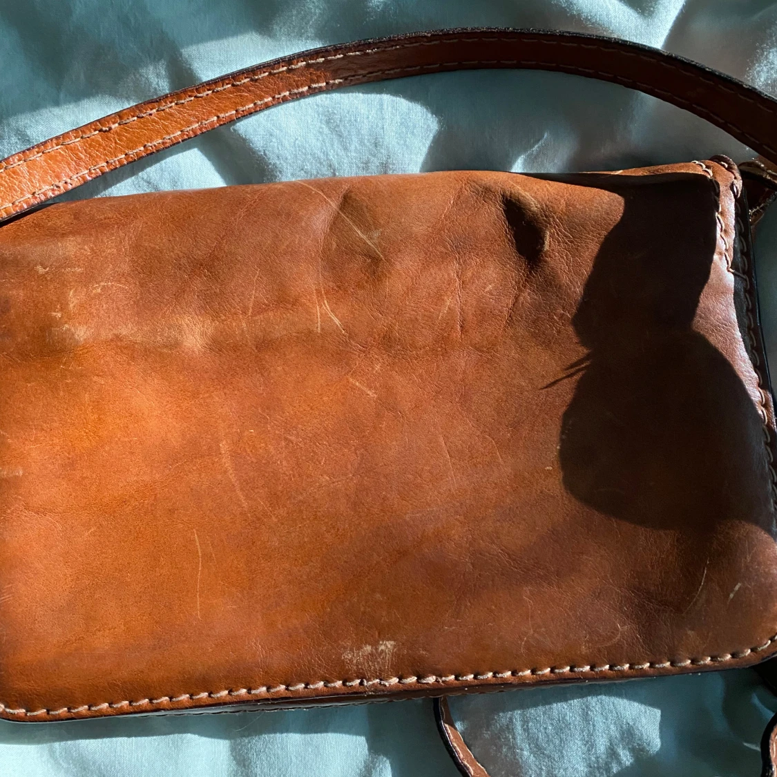 The Bridge axelväska i skinn   - 1