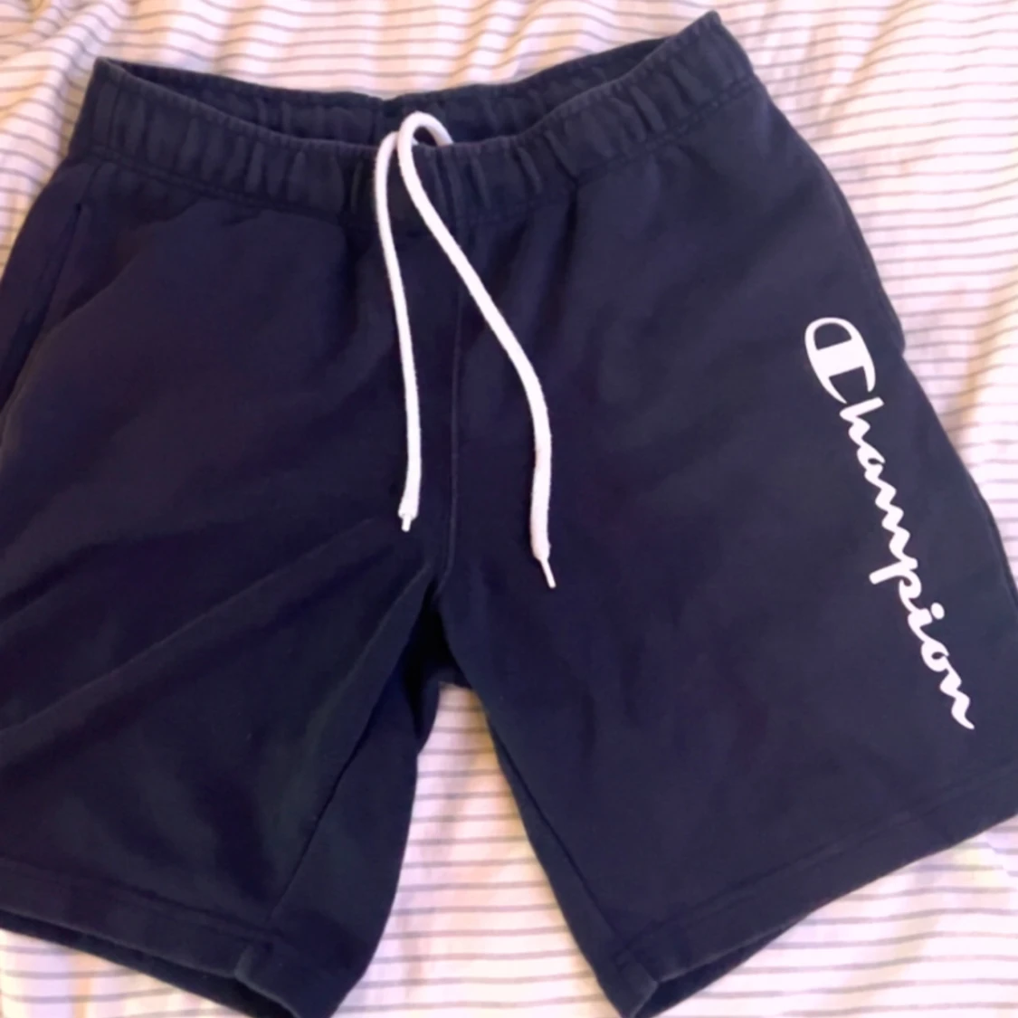 Svarta Champion shorts med snörning