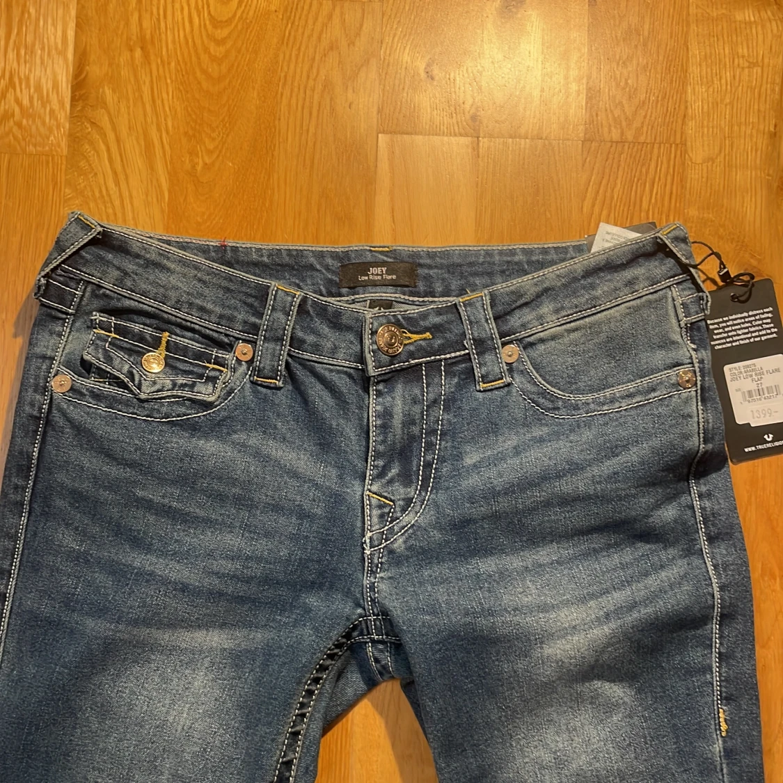 True Religion Joey Low Rise Flare Jeans - 3