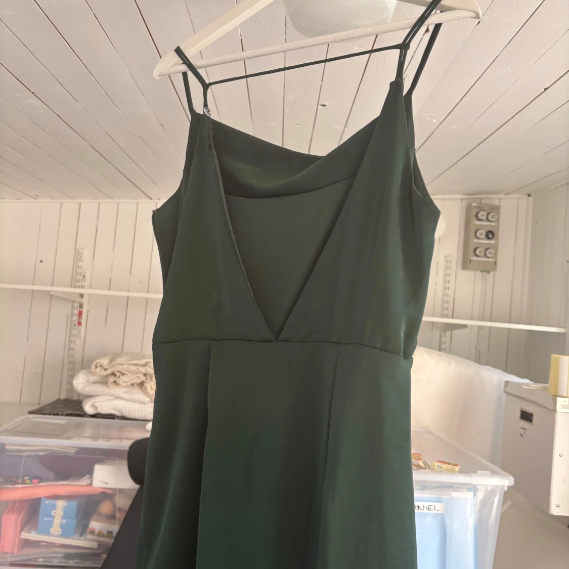 Mörkgrön balklänning - 2