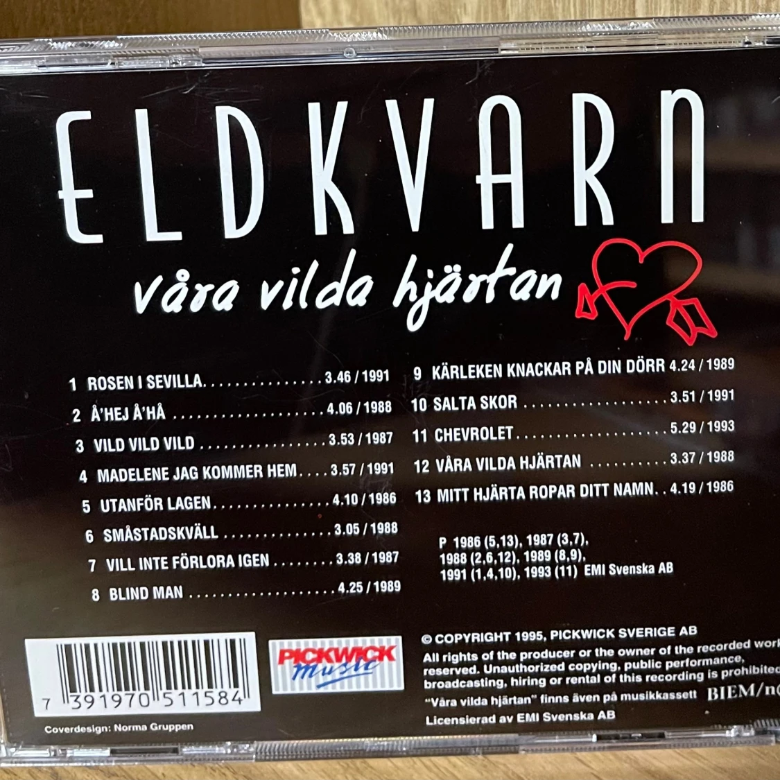 Eldkvarn - Våra vilda hjärtan - 1