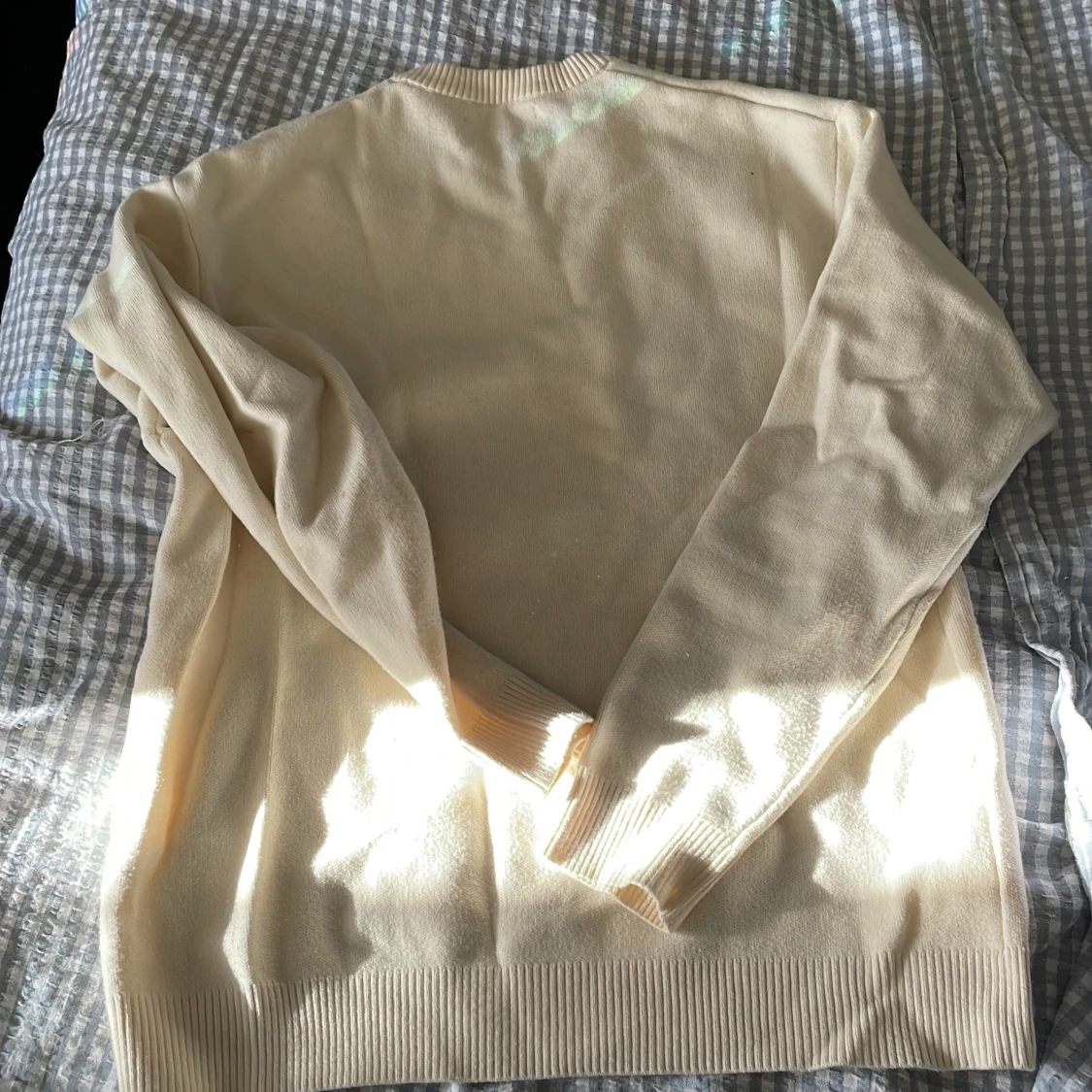 Beige stickad tröja från Zara - 2