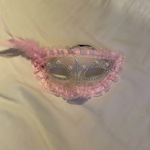 Rosa halloween mask/ maskerad  - Rosa halloween mask