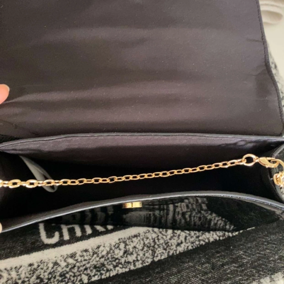 Svart lackad kuvertväska Jimmy Choo - 3