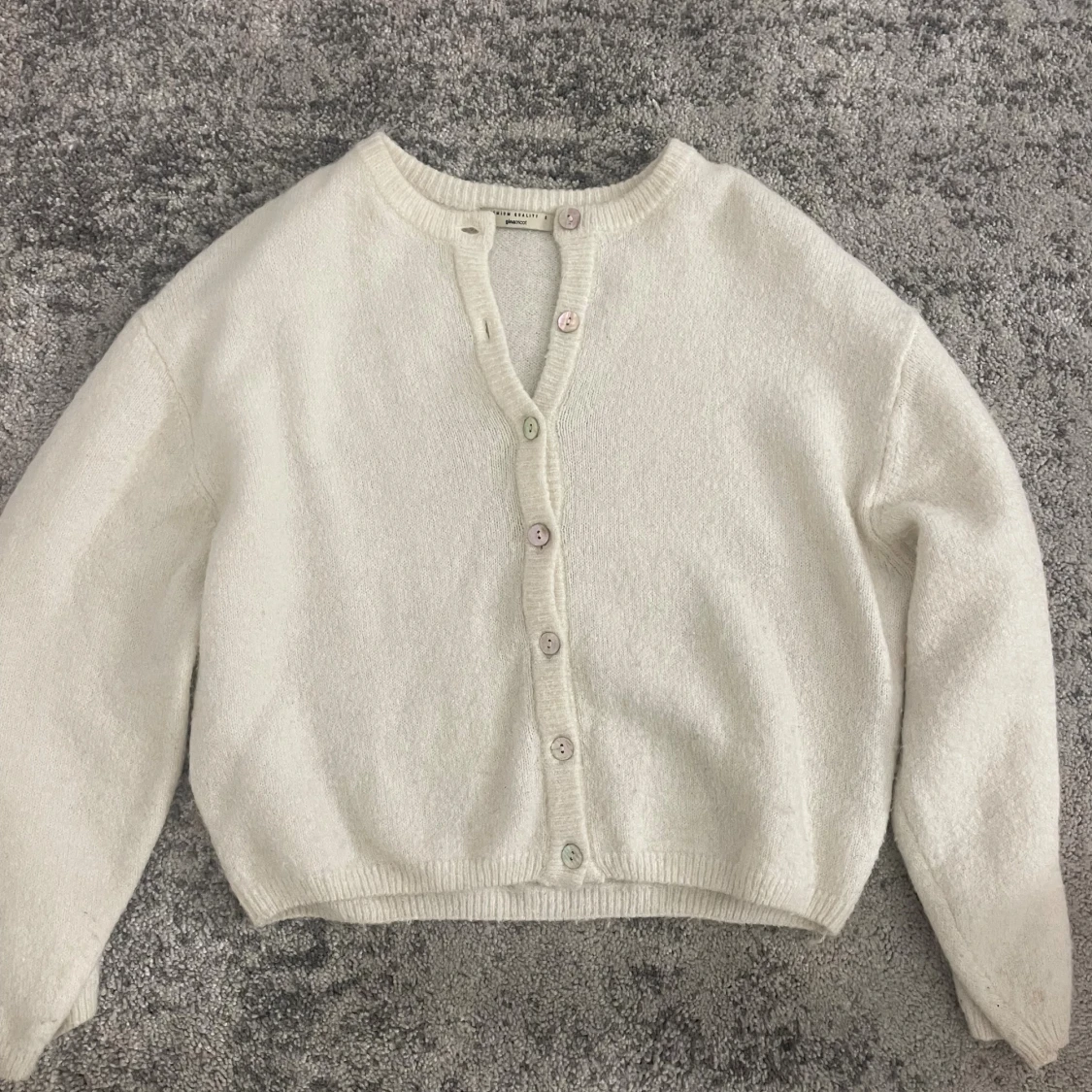 Vit kofta från Gina Tricot, S - 1