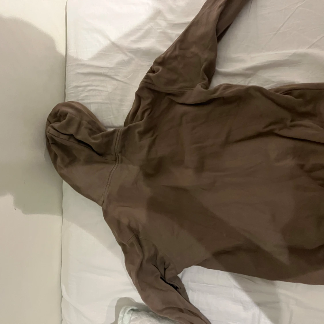 Brun Champion hoodie med broderad logga - 3