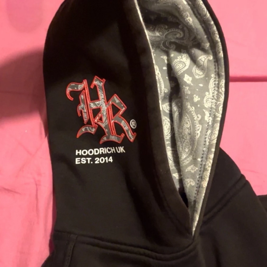 Svart Hoodie från Hoodrich med tryck - 3