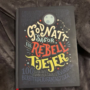 Godnattsagor för rebelltjejer - En inspirerande bok med 100 berättelser om fantastiska kvinnor från hela världen. Perfekt för unga som vill läsa om mod, styrka och äventyr innan läggdags. Färgstark design och coola illustrationer gör den extra rolig att bläddra i.