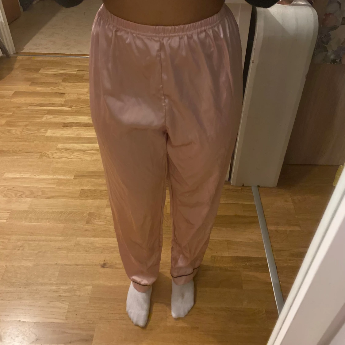 Klädpaket Tre par pyjamas byxor i olika färger strl XS - 3