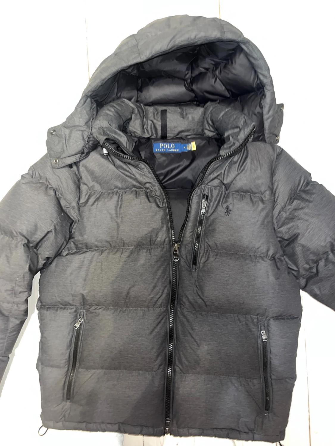 Grå dunjacka från Polo Ralph Lauren - 3