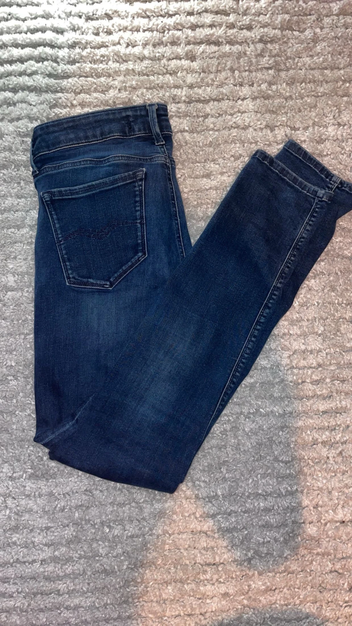 Mörkblåa replay i slimfit