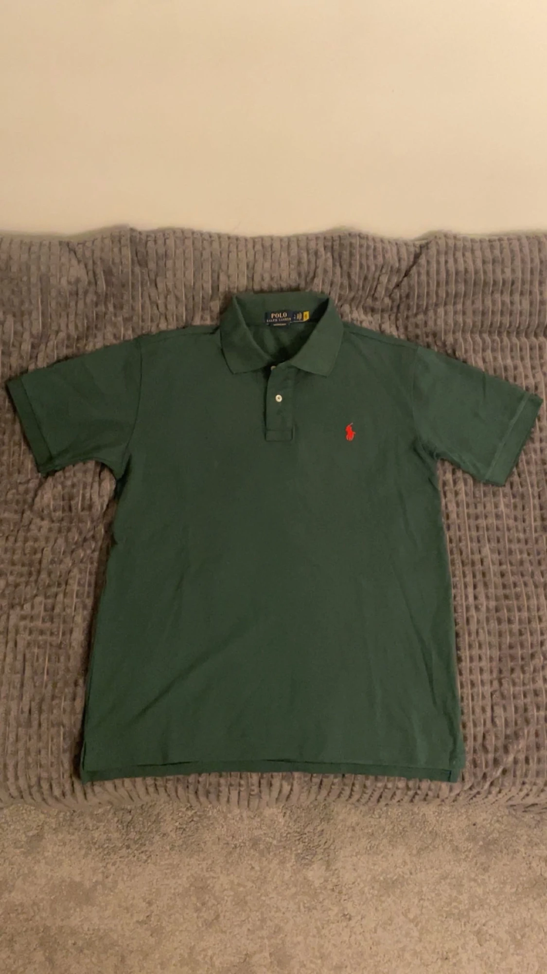 Grön pikétröja Polo Ralph Lauren L