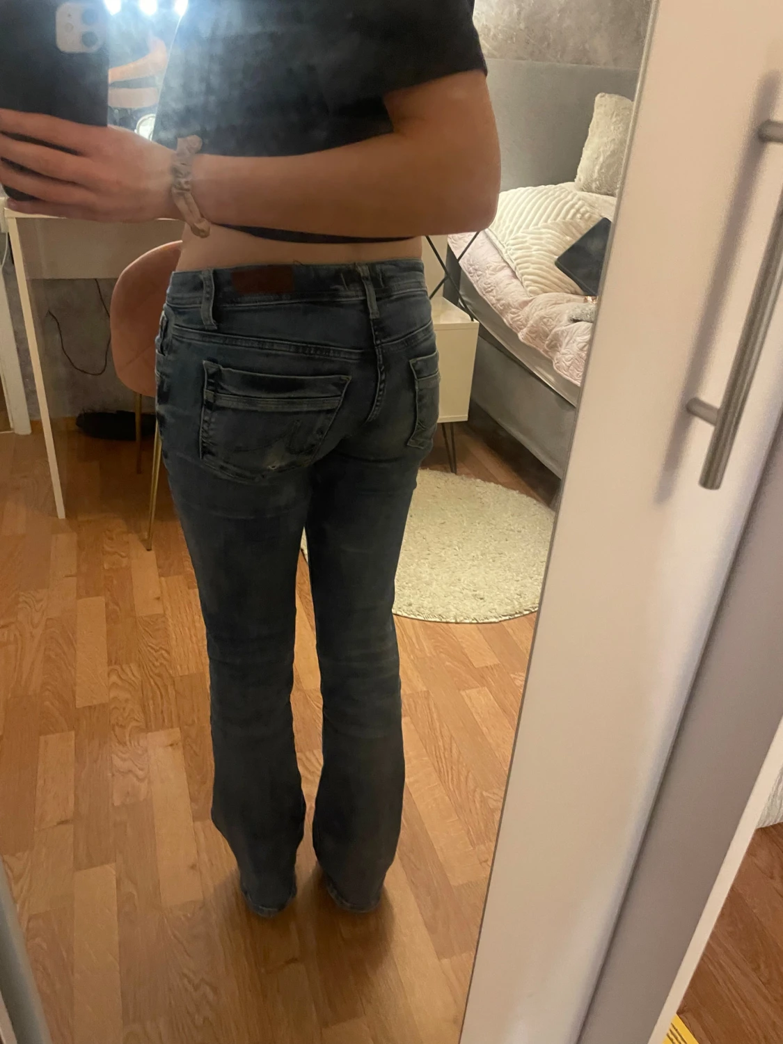Blå bootcut jeans från LTB - 1