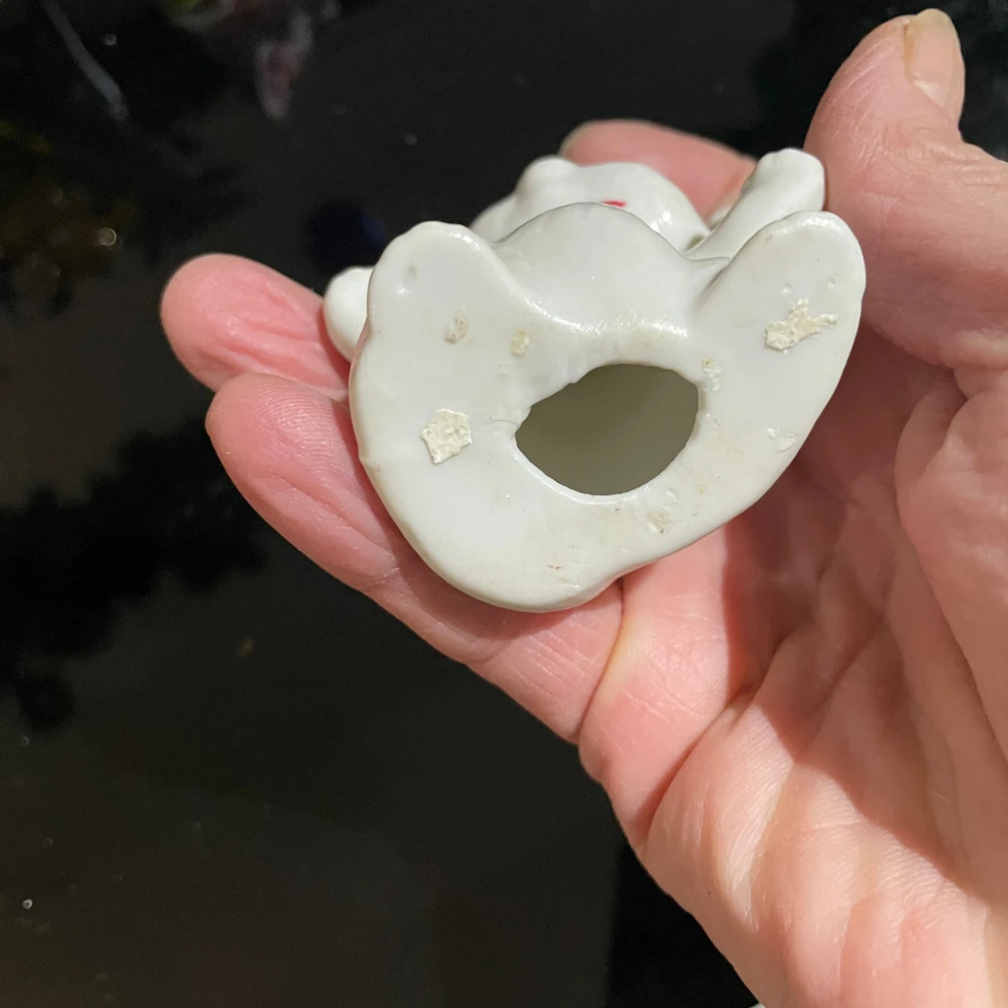 Söt elefantformad porslinsfigur - 2