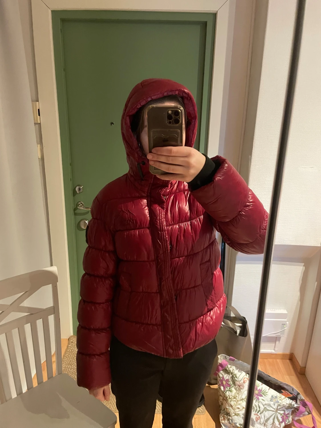 Röd pufferjacka från Superdry  - 2