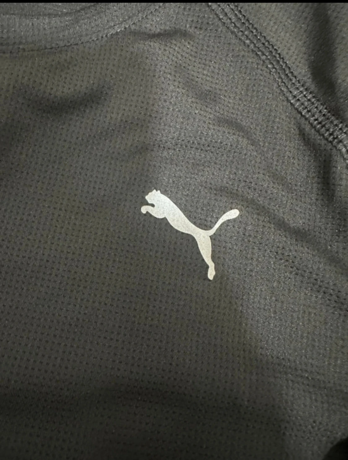 Svart långärmad träningströja Puma - 1