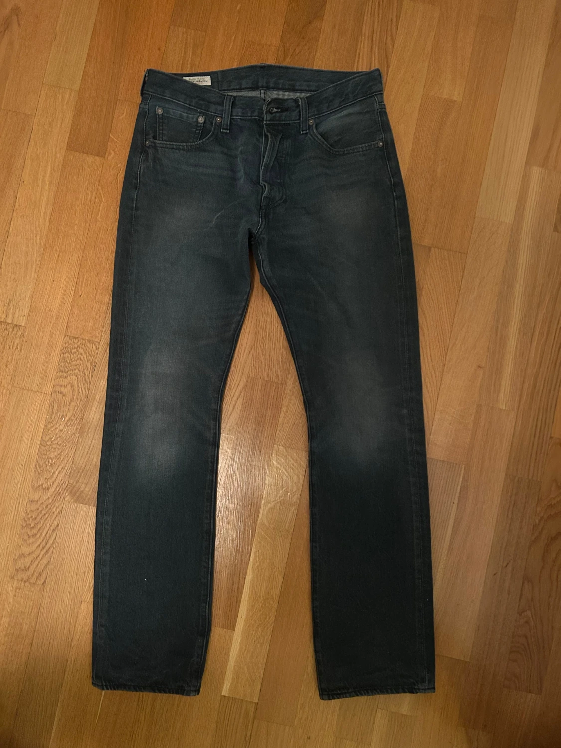 Levi's 501 mörkgrå jeans straight fit - 2