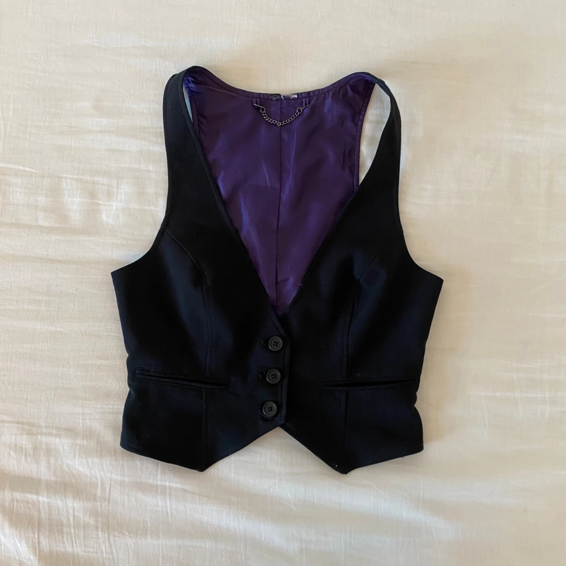 Vintage kostyväst suit vest - 2