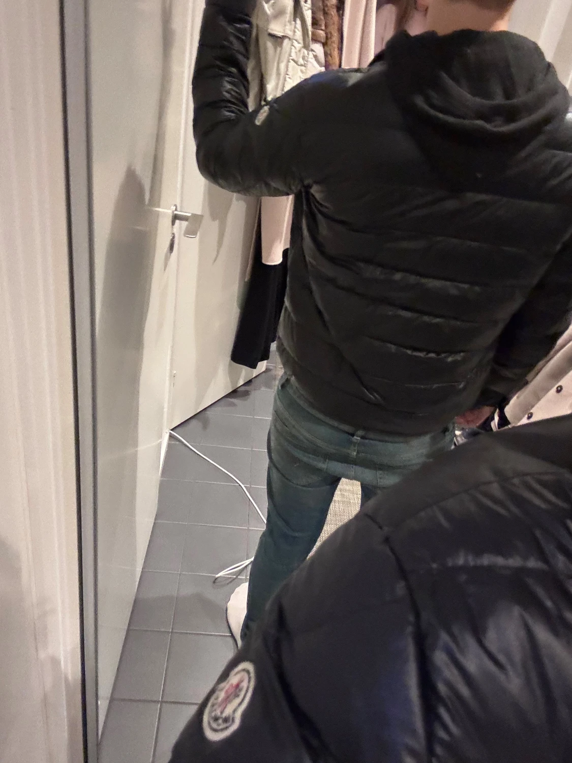 Svart Moncler dunjacka herr - 2