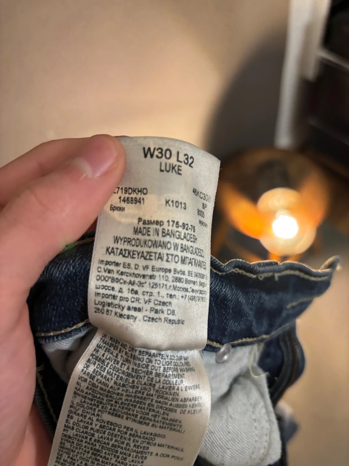 Lee Luke jeans W30 L32 blå - 3