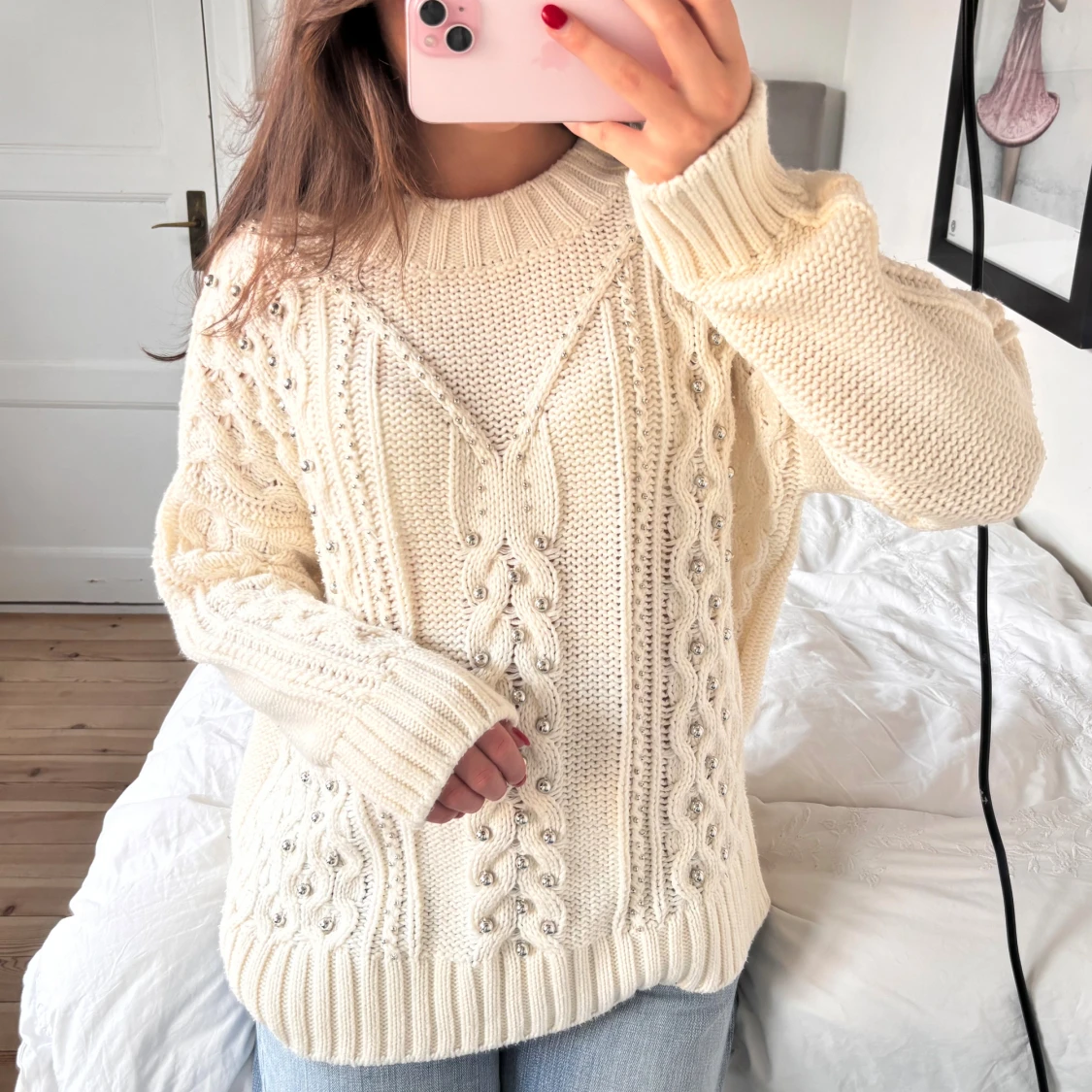 Stickad tröja