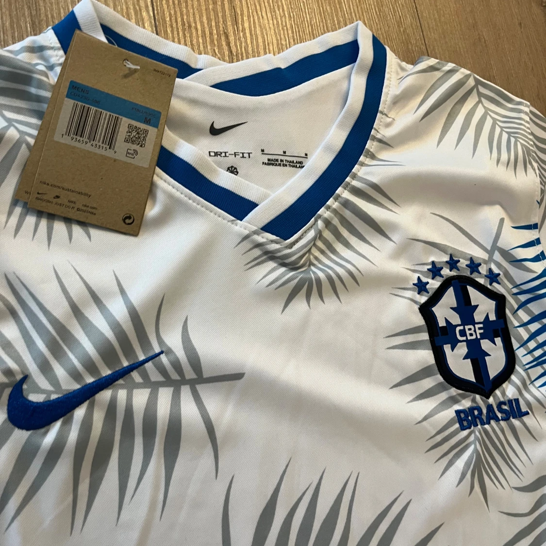 Vit Brasilien fotbollströja Nike M - 2