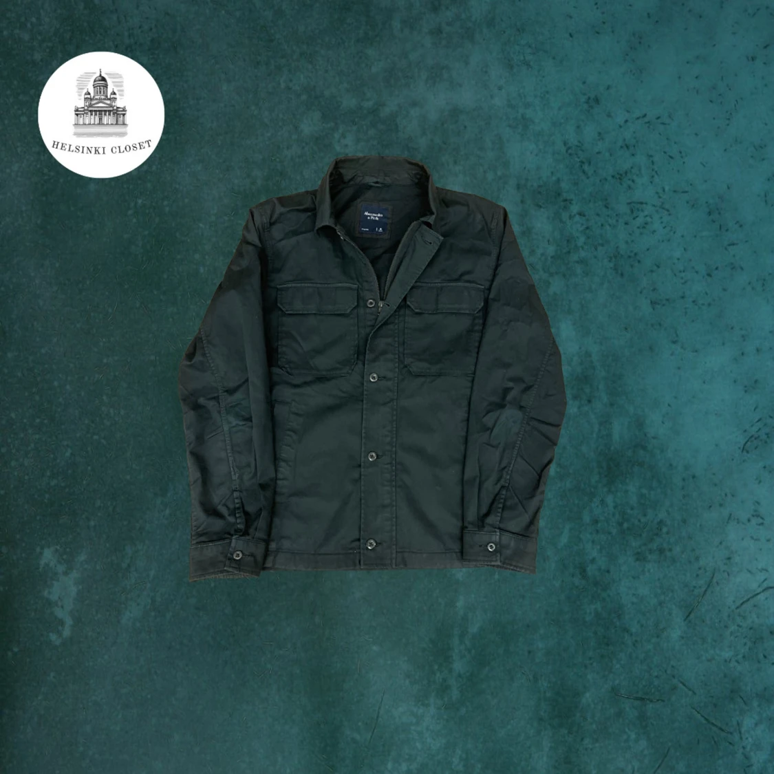 Svart overshirtjacka från Abercrombie & Fitch - 2