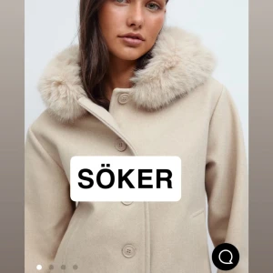 SÖKER! Y fur felt jacket  - Kan betala upp till 399 kr.
