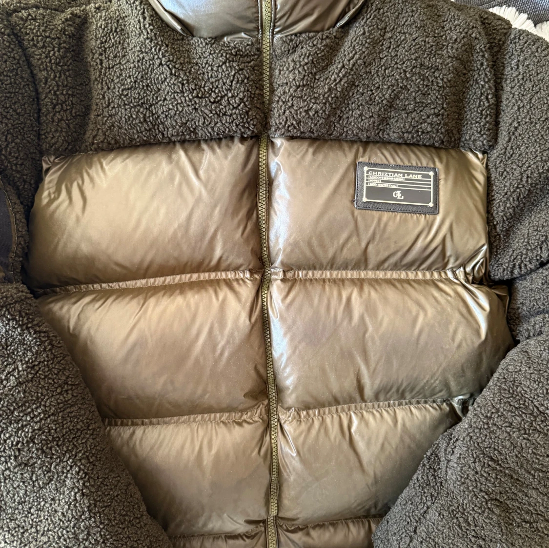 Brun pufferjacka från Christian Lane ( luva följer med oxå )  - 2