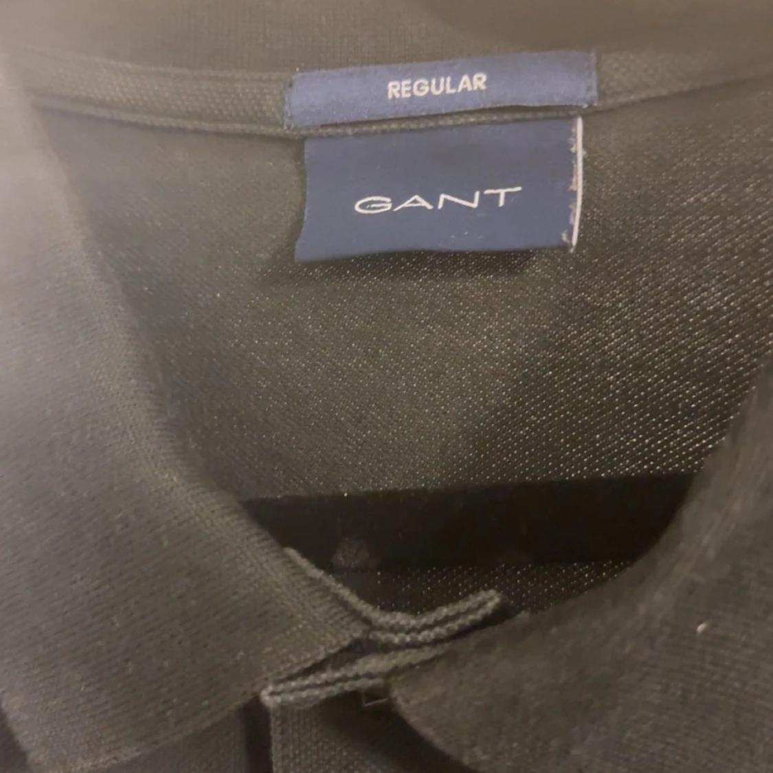 Svart pikétröja från GANT - 1