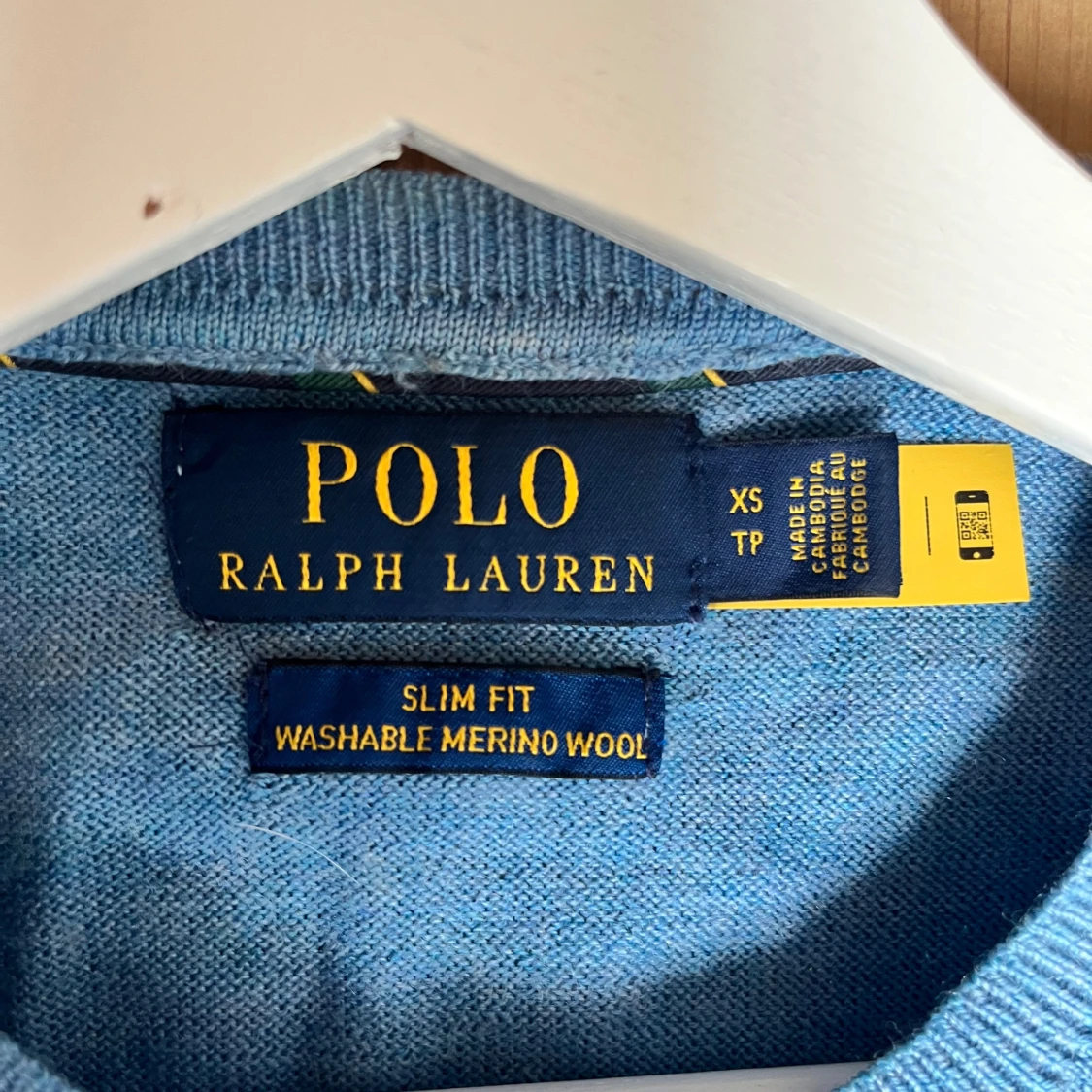 Blå merinoulltröja Polo Ralph Lauren XS - 2