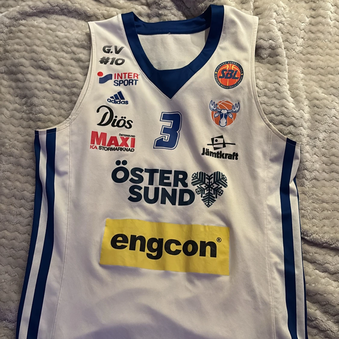 Jämtland Jersey #3  Adam Johansson