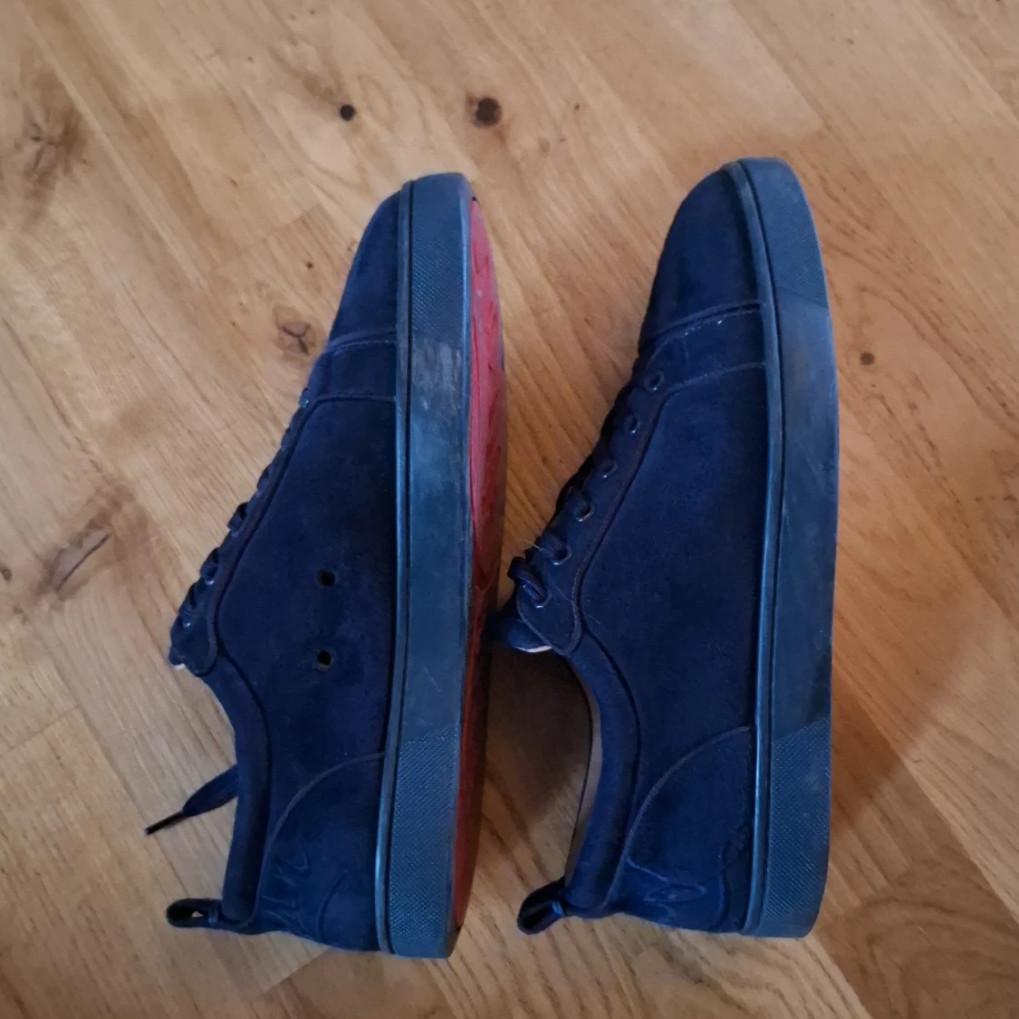 Blå mockasneakers från Christian Louboutin - 2