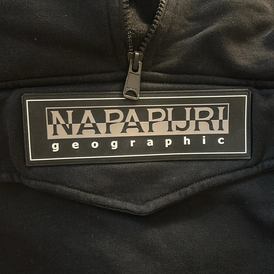 Svart fleece-tröja från Napapijri S - 1