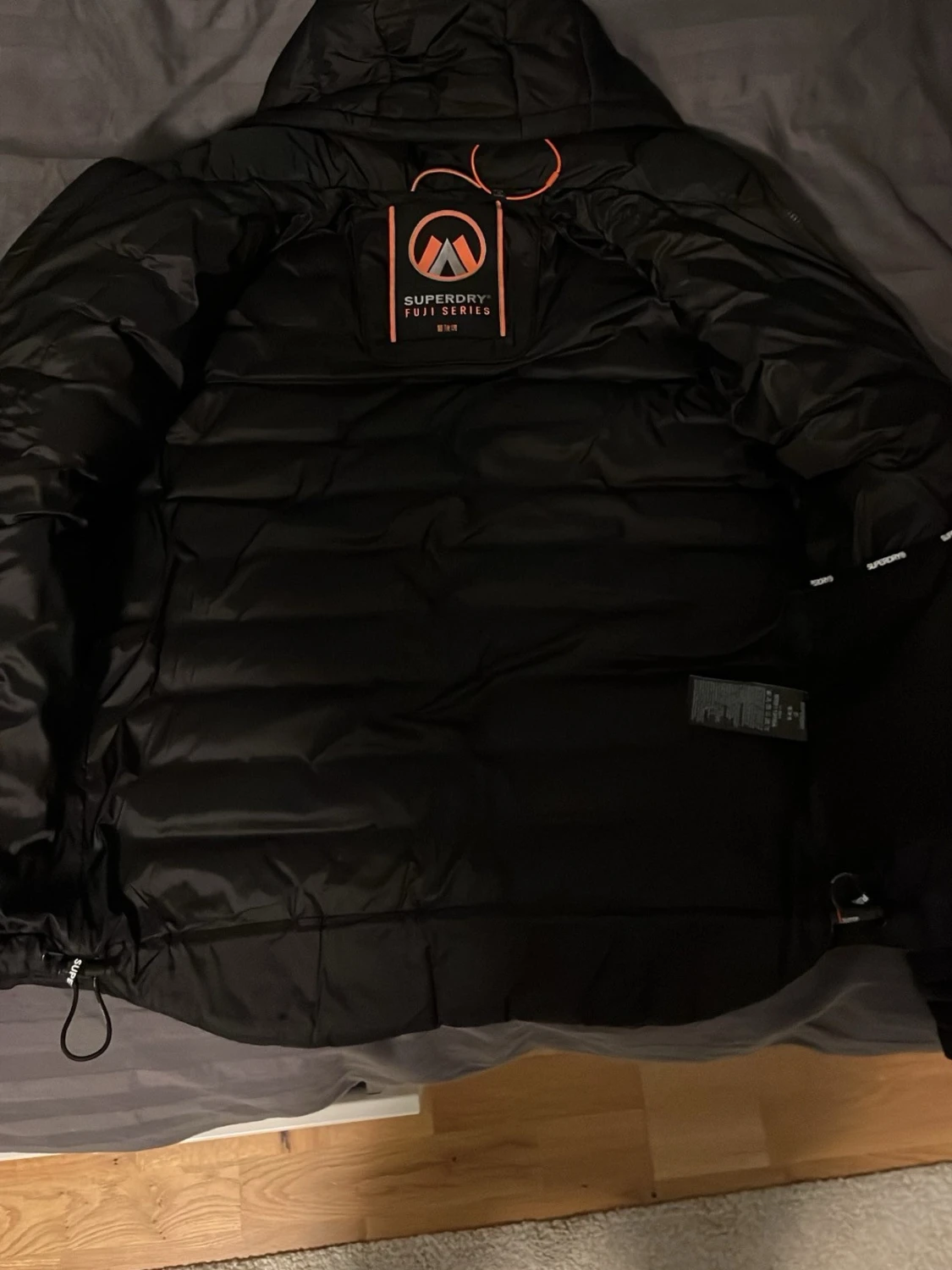 Svart pufferjacka Superdry Fuji - 2