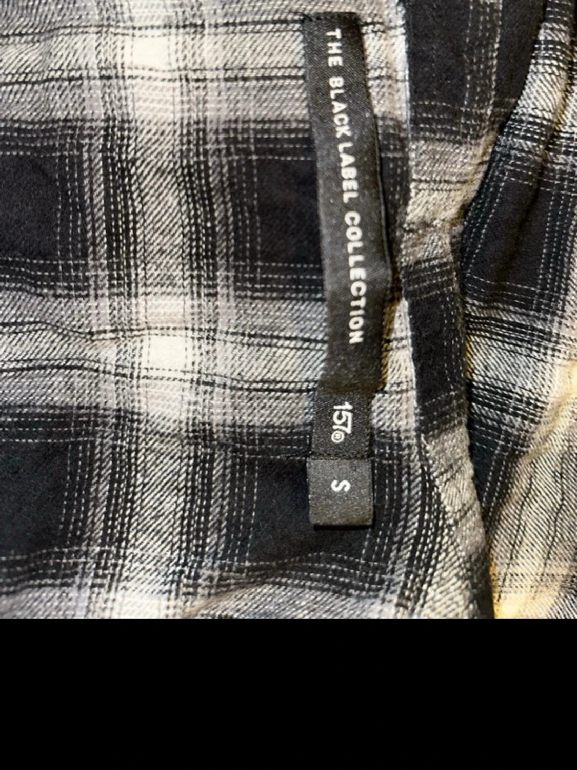 Svartvit rutig skjorta Black Label - 1