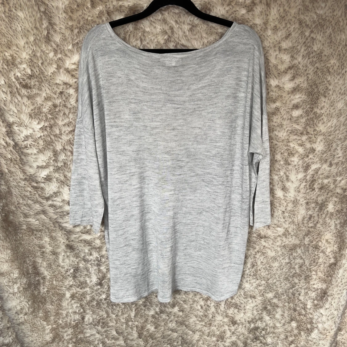 Ljusgrå loose tröja från H&M BASIC - 4