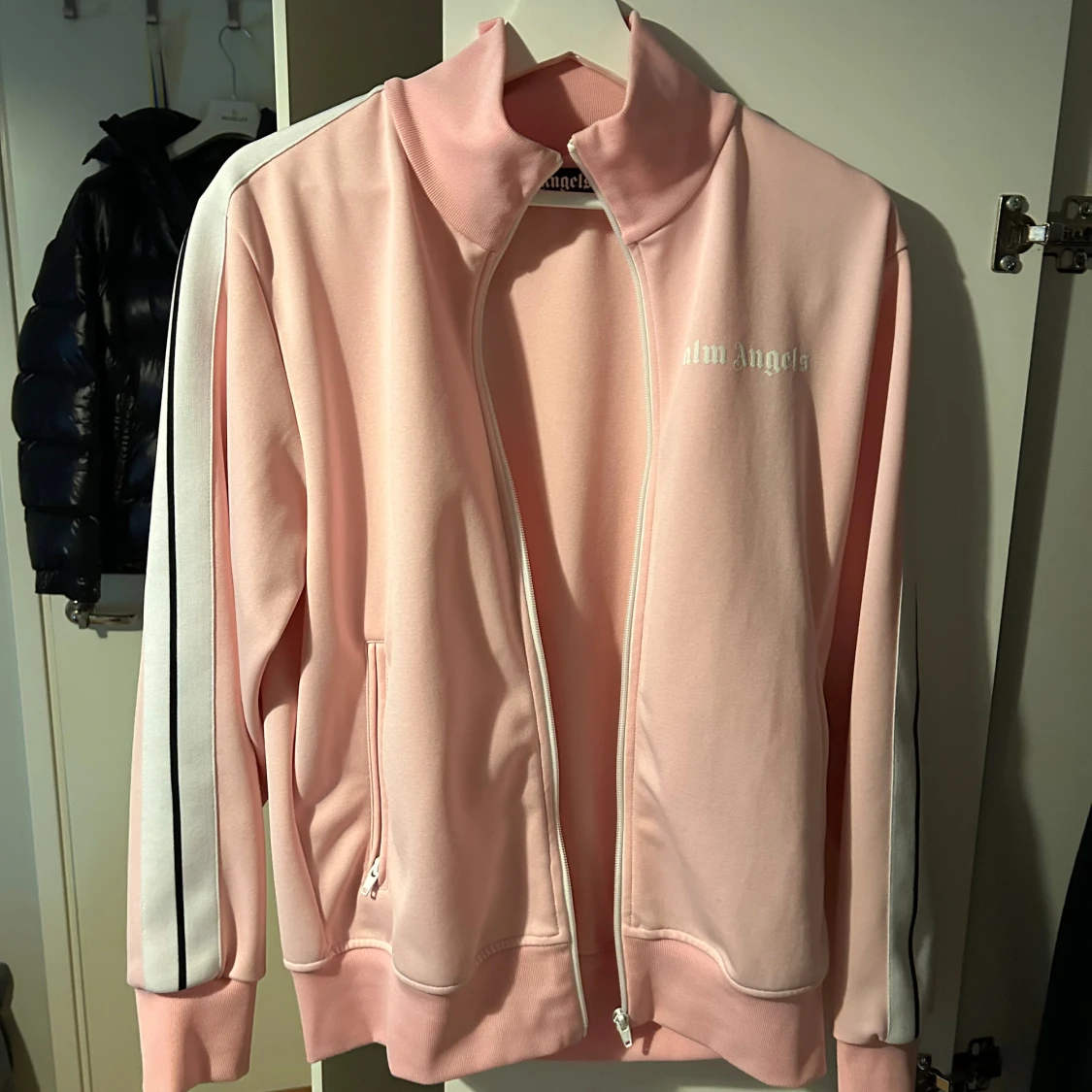 Palm Angels rosa ziptröja M - 4