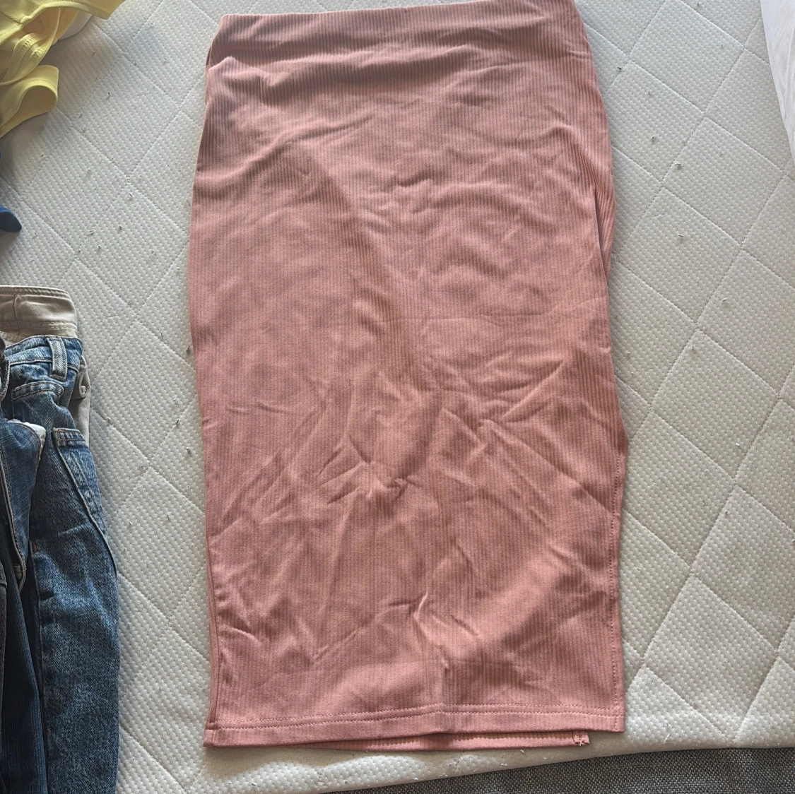 Rosa ribbad långkjol från SHEIN - 1