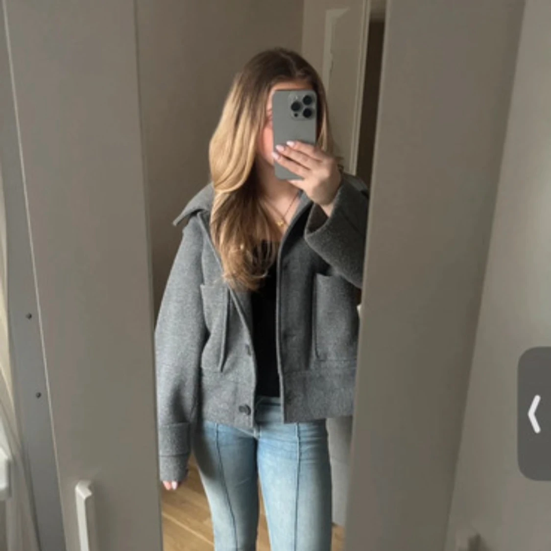 Grå Kappahl kappa - 2