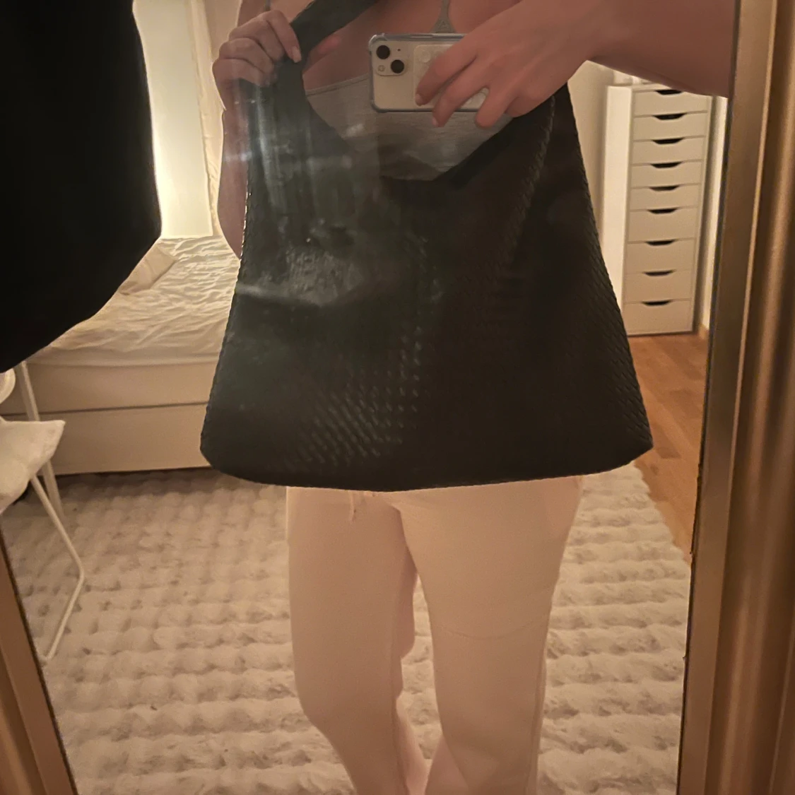 Stor svart väska  - 1