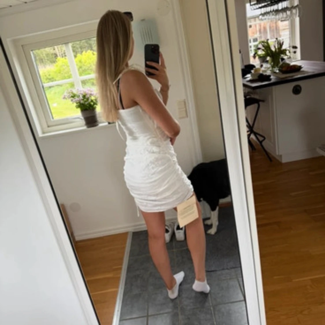 Vit kort klänning från Adoore - 2