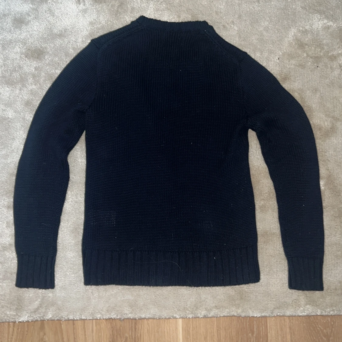 Mörkblå stickad tröja Polo Ralph Lauren - 1