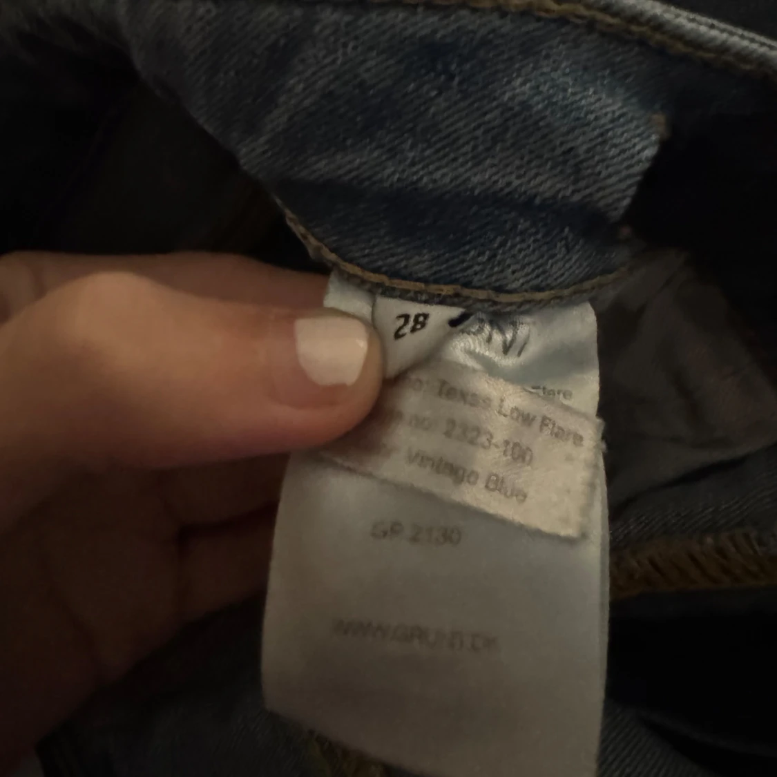 Bootcut låga jeans från Grunt - 1