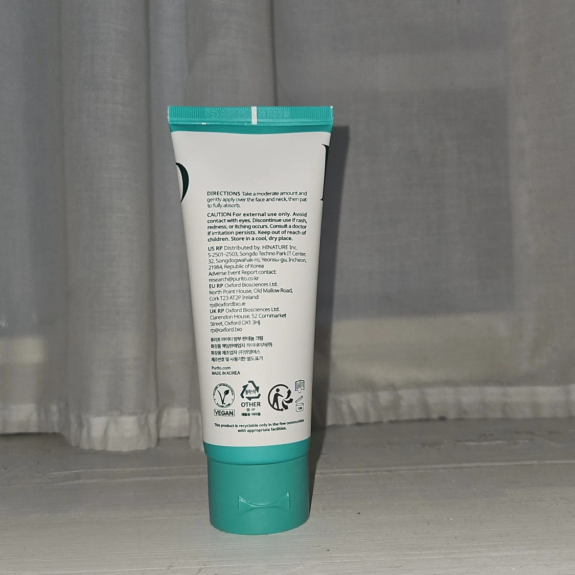 Purito Mighty Bamboo Panthenol Cream - 1